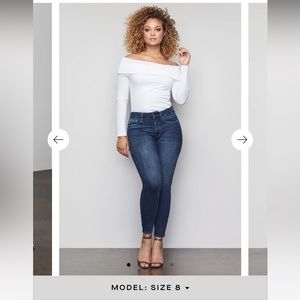 Good American Good Legs Crop, Size 6/28, Like New! 👖